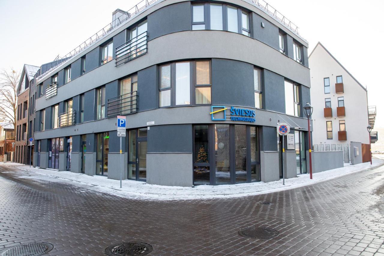 Luxurious Blue&Yellow Apartment In Kaunas Center Esterno foto