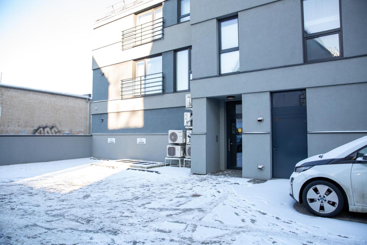 Luxurious Blue&Yellow Apartment In Kaunas Center Esterno foto